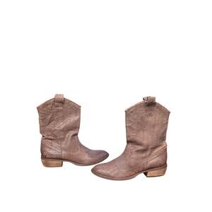 Vintage Vera gomma leather cowboy boots size 38 euro
